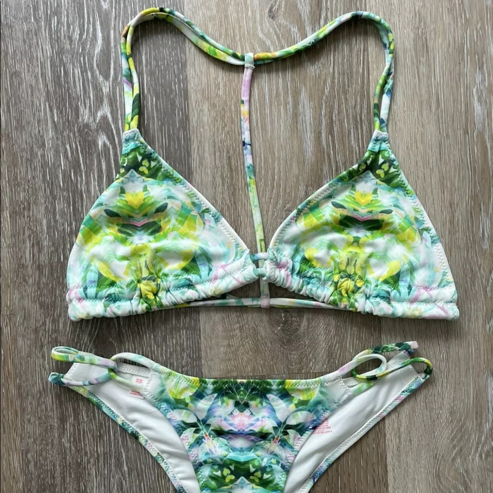 Victoria’s Secret swim bottom in size Small top in size Medium NWOT
